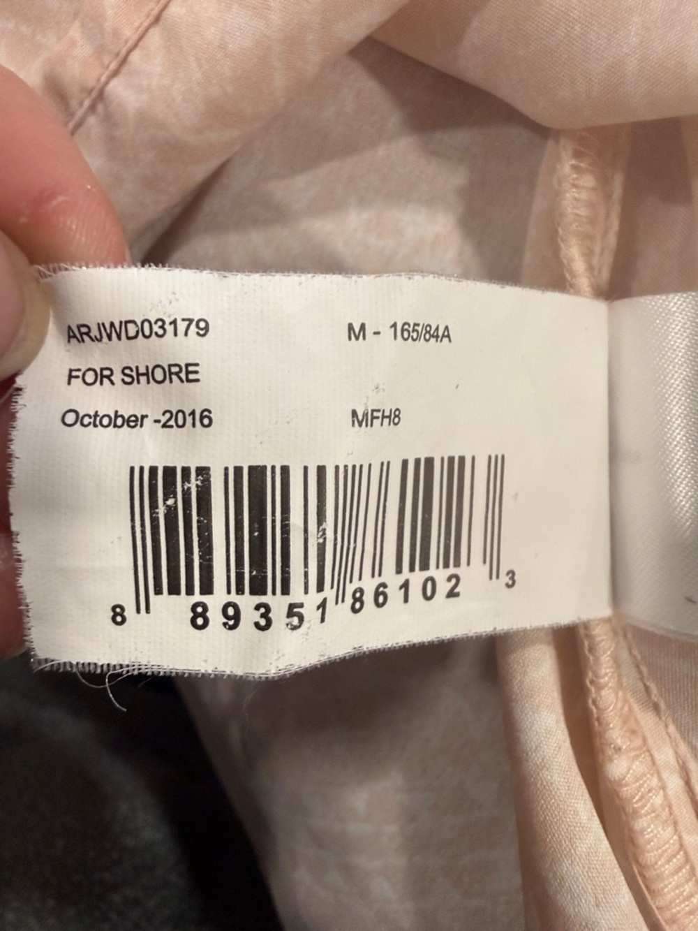 Roxy For Shore Blush Pink Sleeveless Twist-Front Summer Mini Dress Size M - Picture 11 of 13